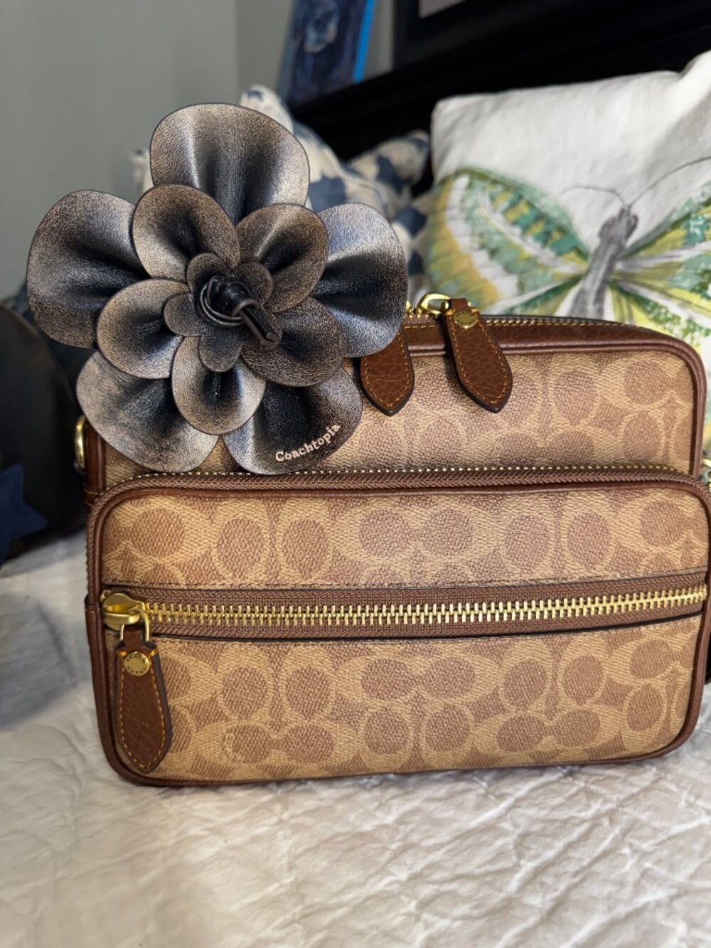 Coachtopia Loved Leather Flower